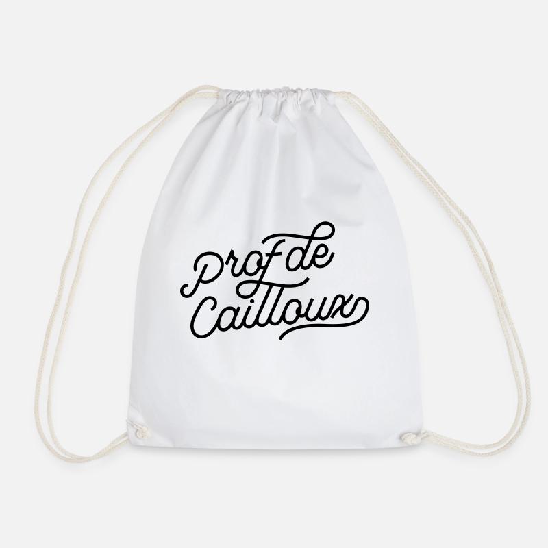 Prof de cailloux - Prof d'SVT - Sac de sport léger - blanc