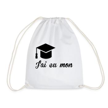 Diplôme : A Personnaliser / diplome ecole etudes - Sac de sport léger - blanc - Devant