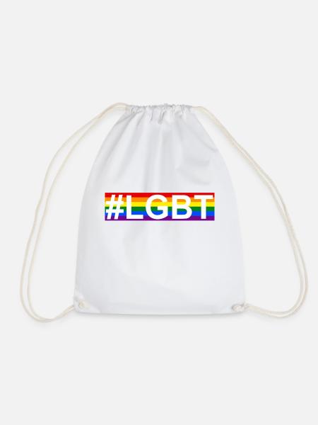 LGBT Rainbow - Turnbeutel - Weiß