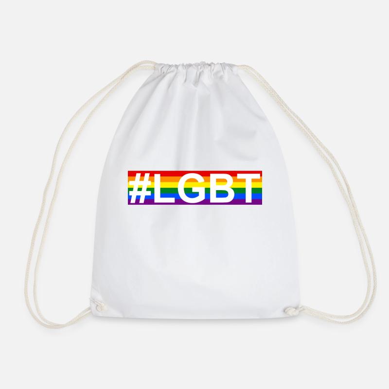 LGBT Rainbow - Turnbeutel - Weiß