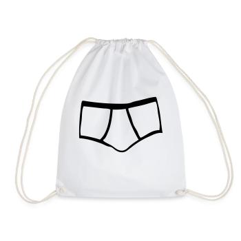 slips unterwaesche maenner 1 - Sac de sport léger - blanc - Devant