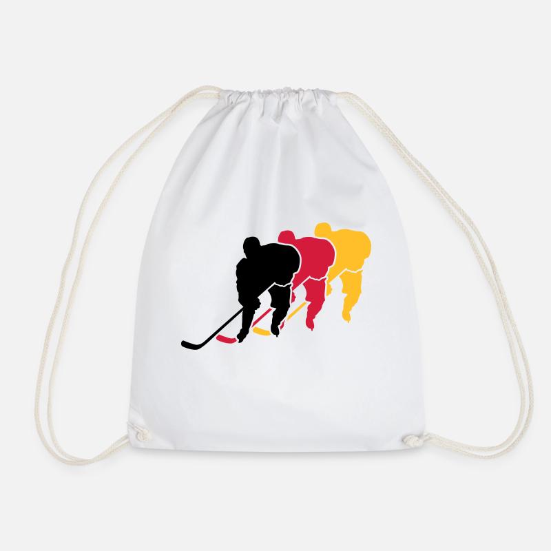 Eishockey - Turnbeutel - Weiß