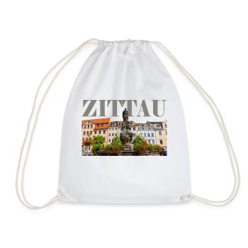 Zittau, die Stadt an der Mandau - Turnbeutel - Weiß - Vorne