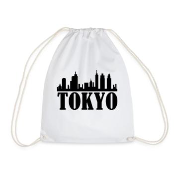 tokyo_01 - Turnbeutel - Weiß - Vorne