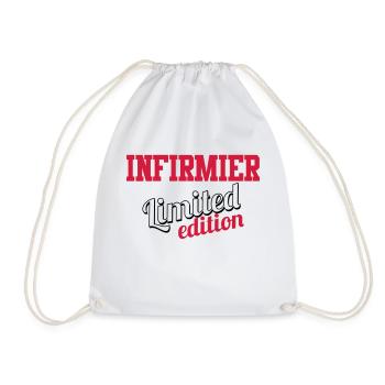Docteur / Infirmier / Kiné / Médecin / Infirmière - Drawstring Bag - white - Front