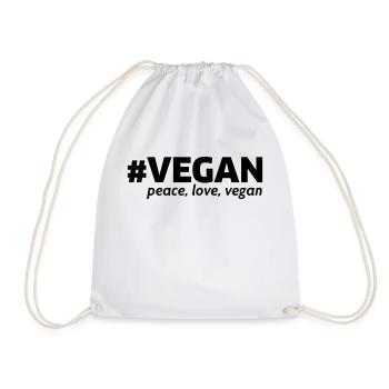 vegan - Sac de sport léger - blanc - Devant