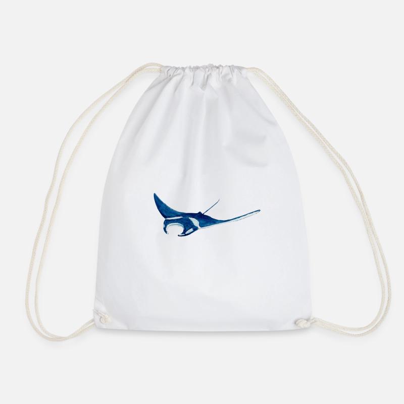 Mantarochen - Turnbeutel - Weiß