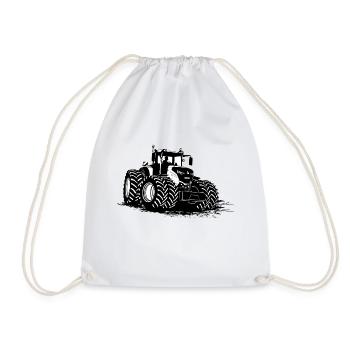 Tracteur - remorqueur - agriculteur - agriculteur - Sac de sport léger - blanc - Devant