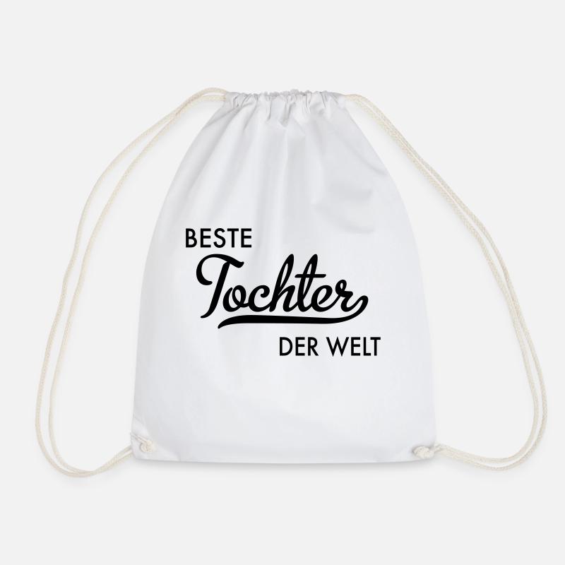 Beste Tochter der Welt - Turnbeutel - Weiß
