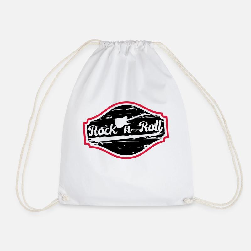 Rock n Roll Baby - Turnbeutel - Weiß
