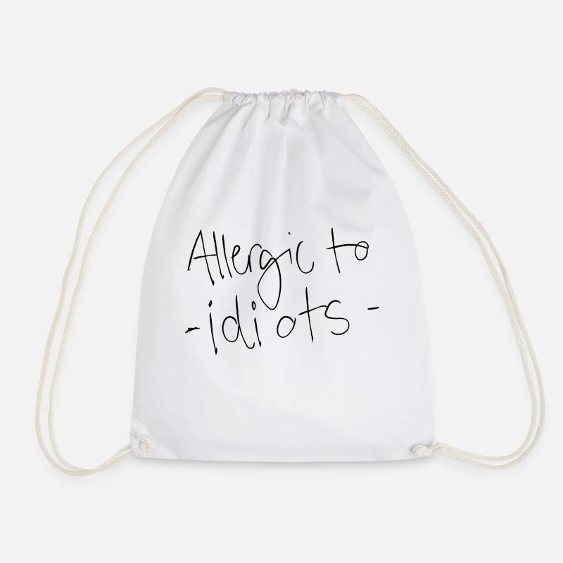 idiots - Turnbeutel - Weiß