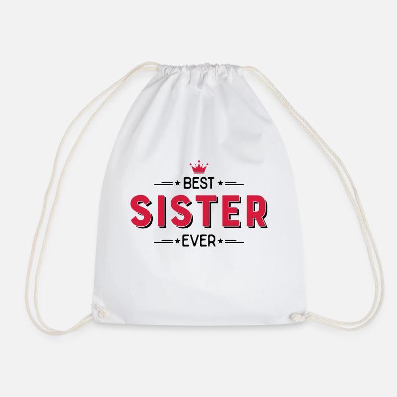 Sister - Turnbeutel - Weiß