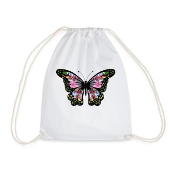 Papillon - Sac de sport léger - blanc - Devant
