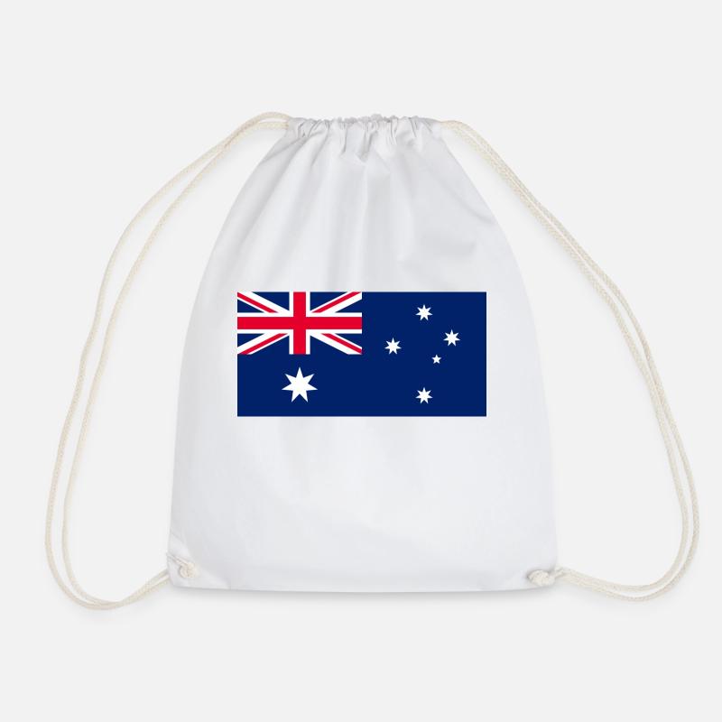 Australia flag - Turnbeutel - Weiß