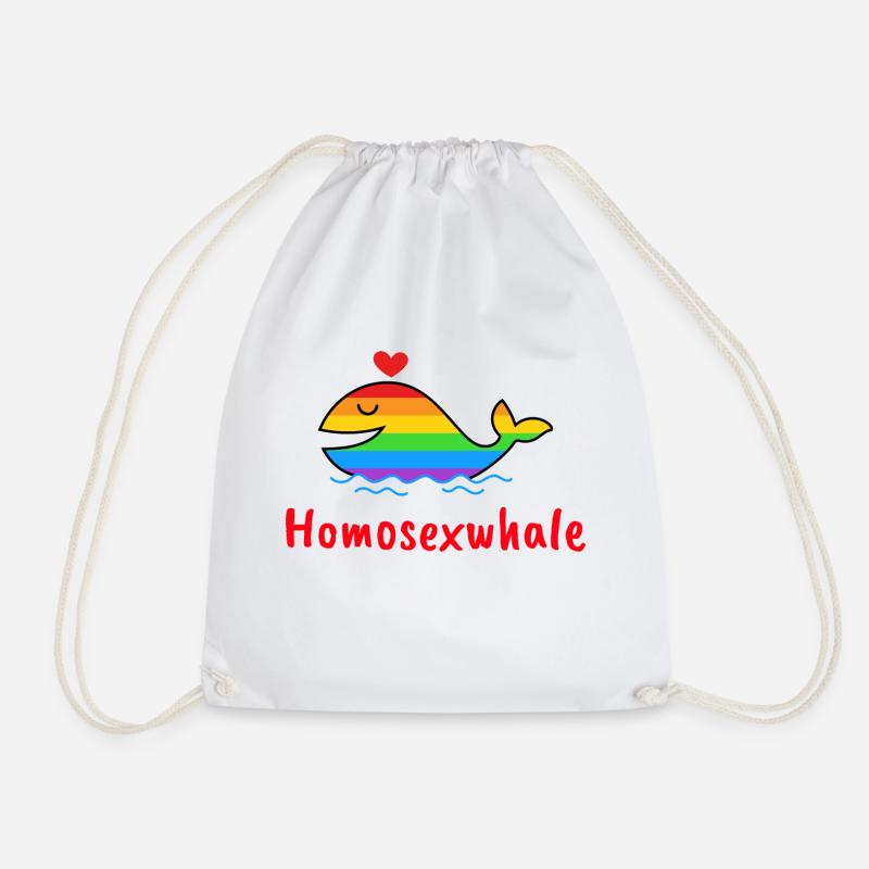 LGBT Wal Lustig - Turnbeutel - Weiß