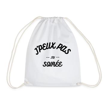 J PEUX PAS J AI SOIRÉE - Sac de sport léger - blanc - Devant