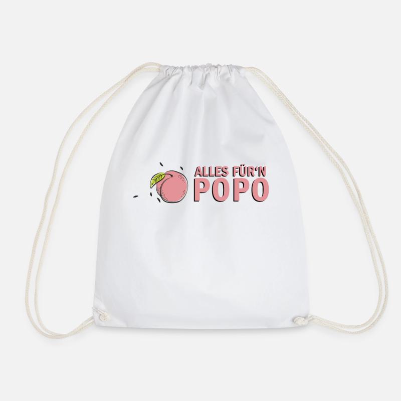 Alles Für'n Popo - Turnbeutel - Weiß