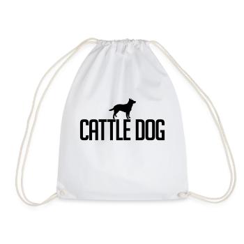 CATTLE DOG Hunderasse Hunde Hund Wilsigns - Turnbeutel - Weiß - Vorne