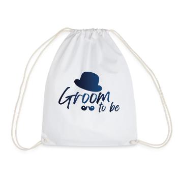 Groom to be - Junggesellenabschied - Turnbeutel - Weiß - Vorne