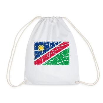 Namibia - Drawstring Bag - white - Front