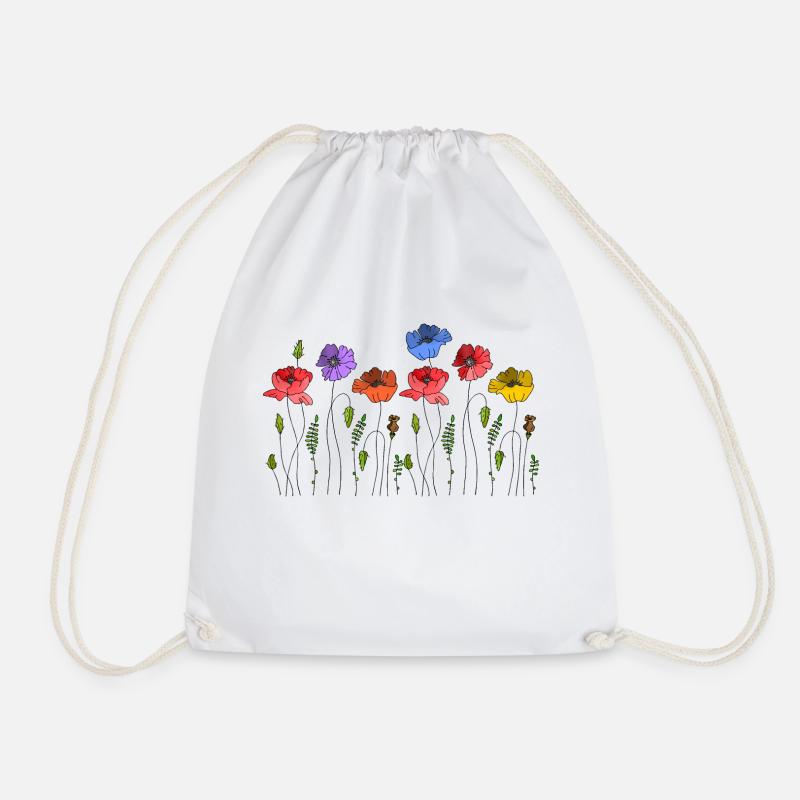 Fleur - Sac de sport léger - blanc