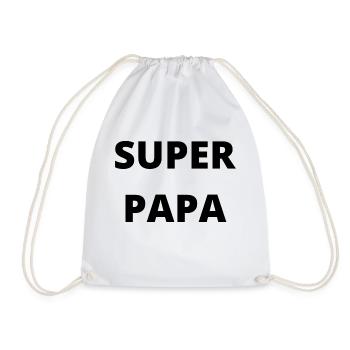 SUPER PAPA 1 - Sac de sport léger - blanc - Devant