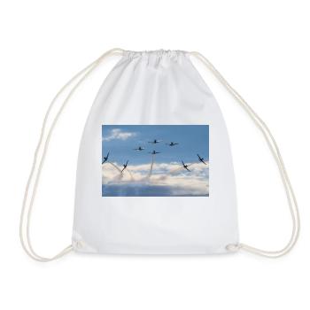 PC-7 Team of the Swiss Air Force - Drawstring Bag - white - Front