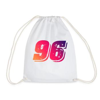 Symbole numérique 96 - Sac de sport léger - blanc - Devant