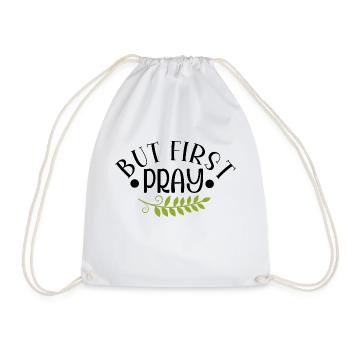Mais priez d’abord - Sac de sport léger - blanc - Devant
