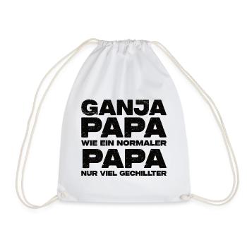 Ganja Papa - Turnbeutel - Weiß - Vorne