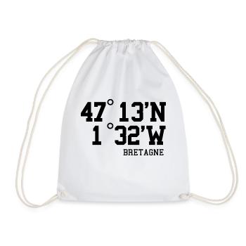 Bretagne France Vacances Breton Idée - Sac de sport léger - blanc - Devant