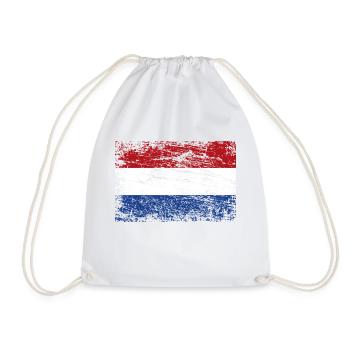 Drapeau des Pays-Bas - Sac de sport léger - blanc - Devant