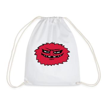 Bande dessinée Hairy Evil Monster - Sac de sport léger - blanc - Devant