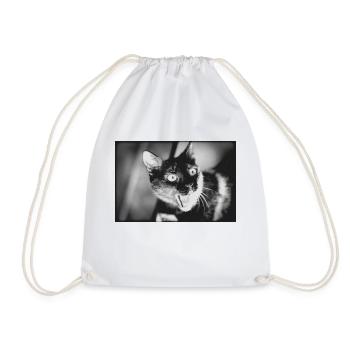 Meine lustige Katze - Turnbeutel - Weiß - Vorne