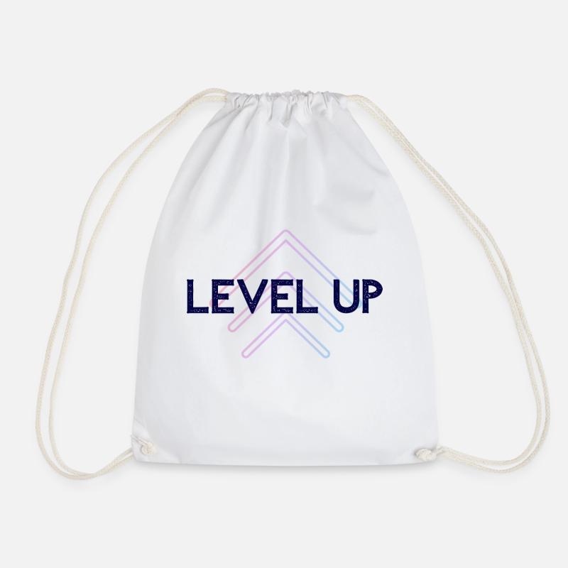 Level Up - Turnbeutel - Weiß