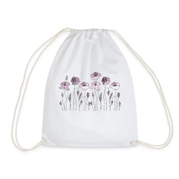 Fleur - Sac de sport léger - blanc - Devant
