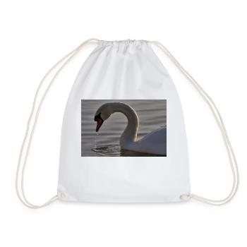 Photographie de cygne - Sac de sport léger - blanc - Devant