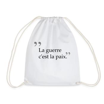 1984 - la guerre c'est la paix - Sac de sport léger - blanc - Devant