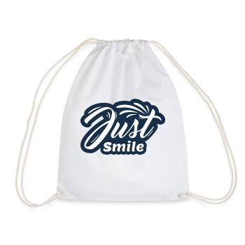 Juste sourire - Sac de sport léger - blanc - Devant