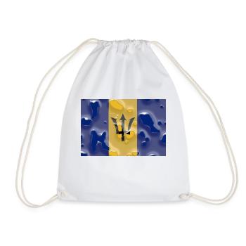 Barbados - Drawstring Bag - white - Front