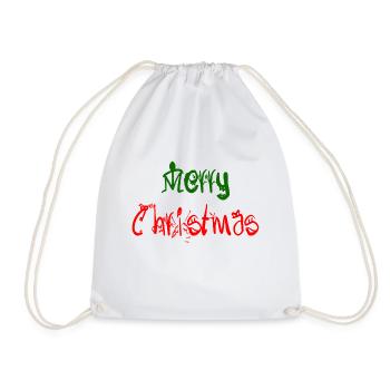 Joyeux Noël. Joyeux Noël - Sac de sport léger - blanc - Devant