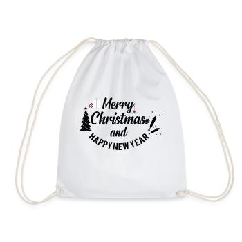 Weihnachten - Turnbeutel - Weiß - Vorne