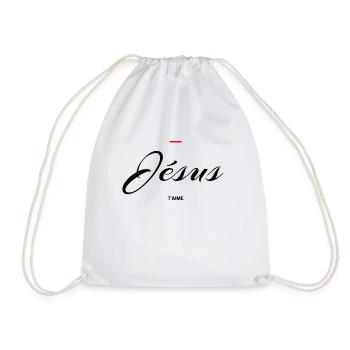 Jésus - Sac de sport léger - blanc - Devant