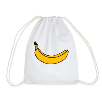 banane 7 A - Sac de sport léger - blanc - Devant