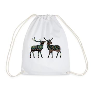Cerf - Sac de sport léger - blanc - Devant