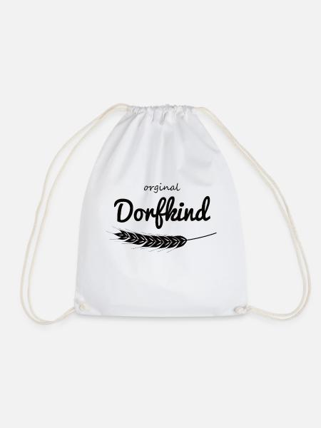 Orginal Dorfkind - Turnbeutel - Weiß