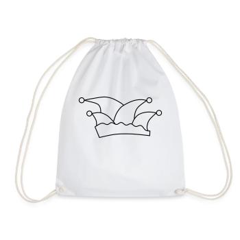 Casquette de fou - Sac de sport léger - blanc - Devant