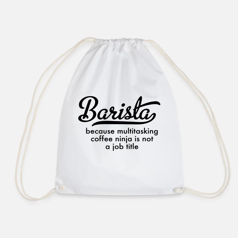 barista - Turnbeutel - Weiß