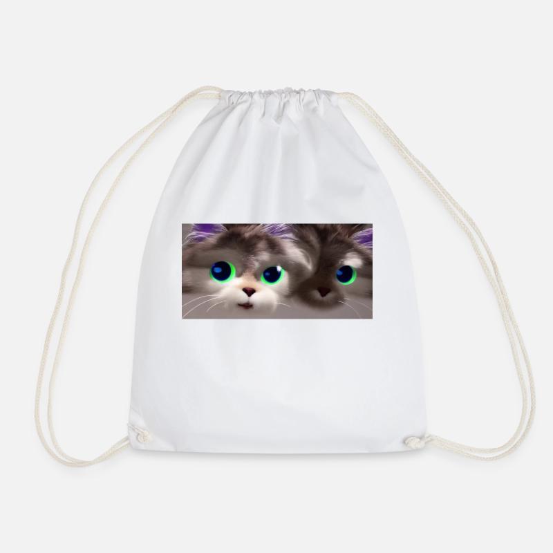 Hi Cat - Turnbeutel - Weiß