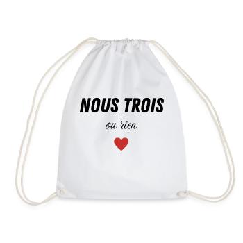 nous trois ou rien - Sac de sport léger - blanc - Devant